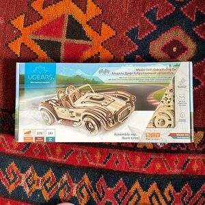 UGears Drift Cobra Race Car 370 parts Wooden Model 3D Puzzle Self Assembly